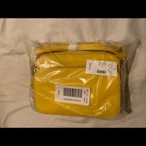 Maurice’s crossbody purse. Yellow. New with tags.
